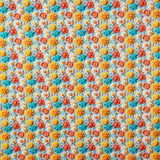 Popeline Algodão Acid Flor Azul - Ribes y Casals