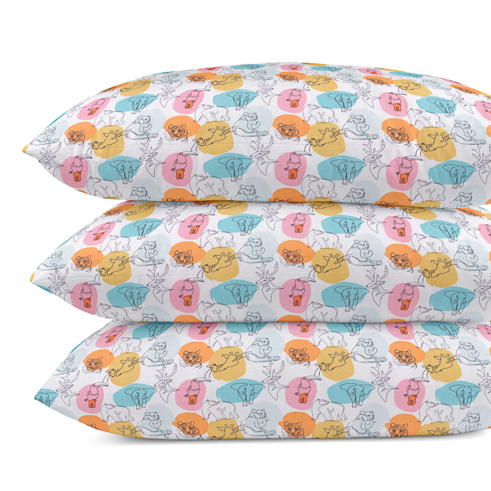 Retal Popelín Algodón Animales 50x140 cm - Ribes y Casals