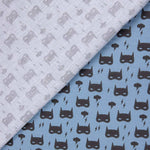 Popeline  Algodão O Zorro Jeans - Ribes y Casals