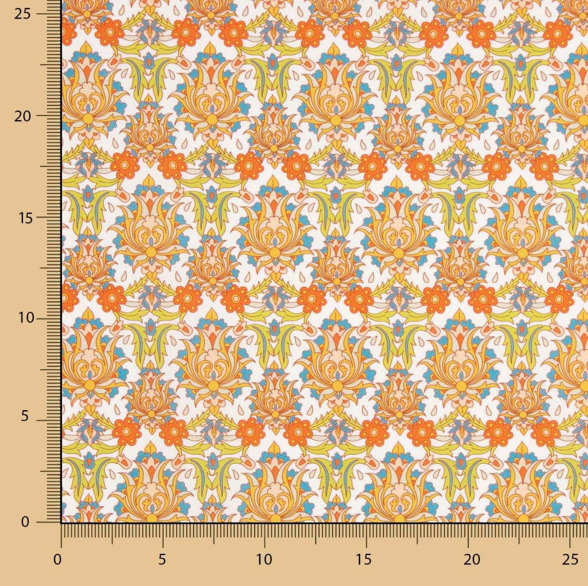 Popeline De Algodão Estampado Claude - Ribes y Casals