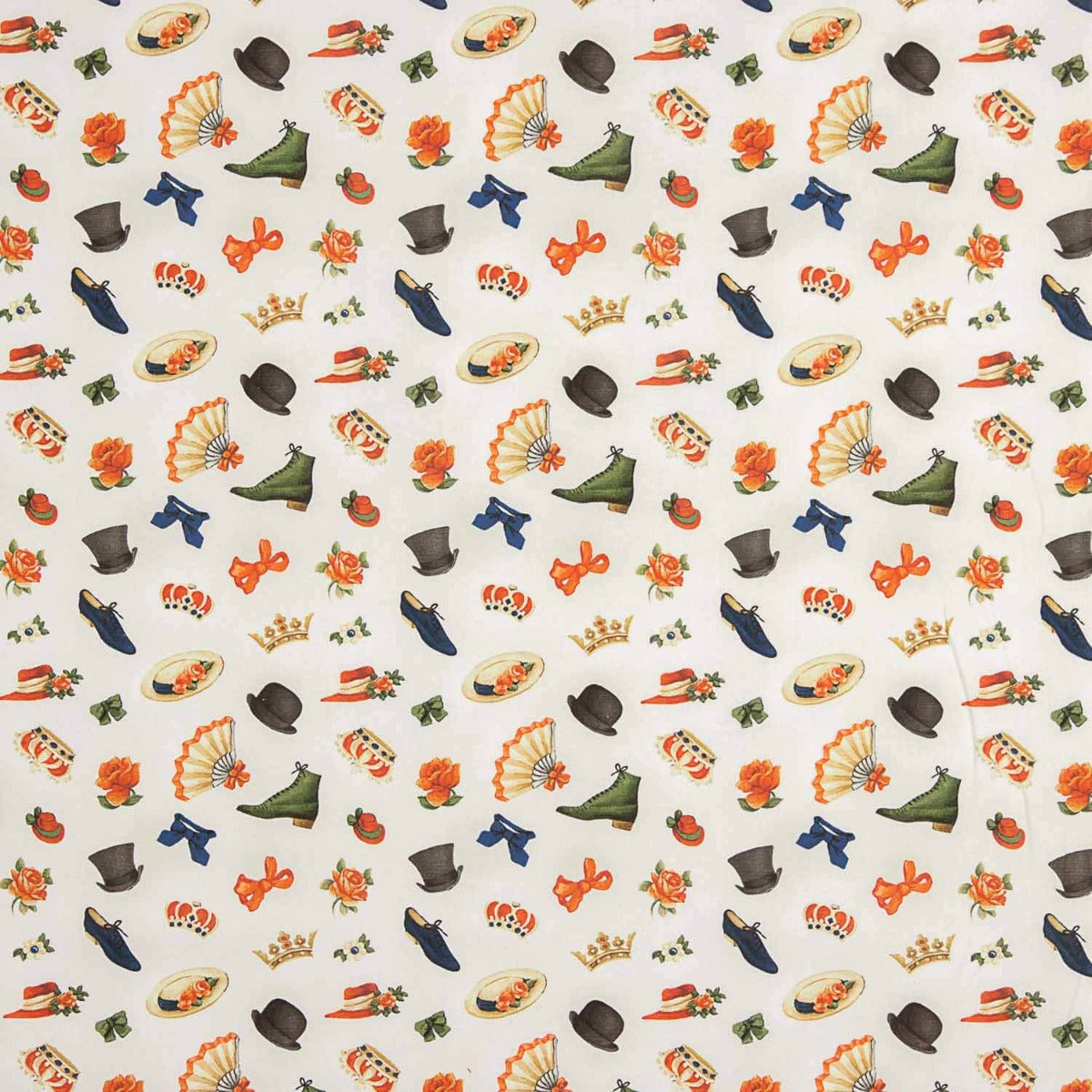 Popeline De Algodão Estampado Figuras - Ribes y Casals