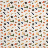 Popeline De Algodão Estampado Figuras - Ribes y Casals