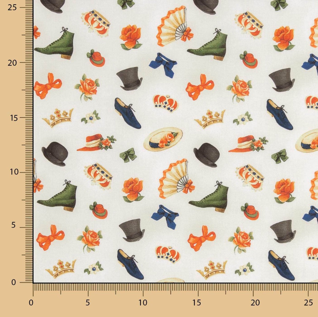 Popeline De Algodão Estampado Figuras - Ribes y Casals