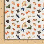 Popeline De Algodão Estampado Figuras - Ribes y Casals