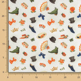 Popeline De Algodão Estampado Figuras - Ribes y Casals