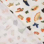 Popeline De Algodão Estampado Figuras - Ribes y Casals