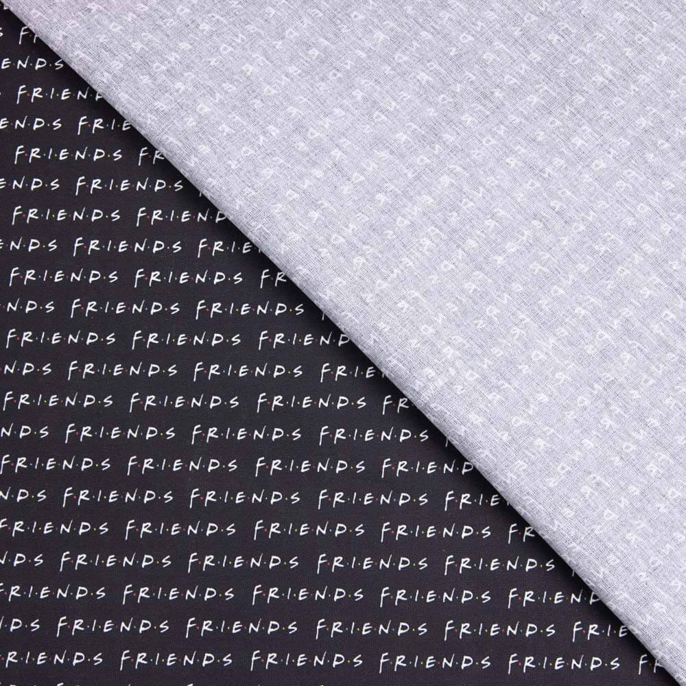 Popeline Algodão Friends - Ribes y Casals