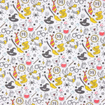 Popeline Algodão Harry Potter Branco - Ribes y Casals