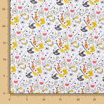 Popeline Algodão Harry Potter Branco - Ribes y Casals