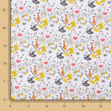 Popeline Algodão Harry Potter Branco - Ribes y Casals