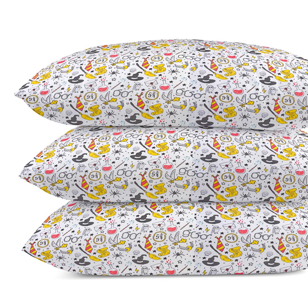 Popeline Algodão Harry Potter Branco - Ribes y Casals