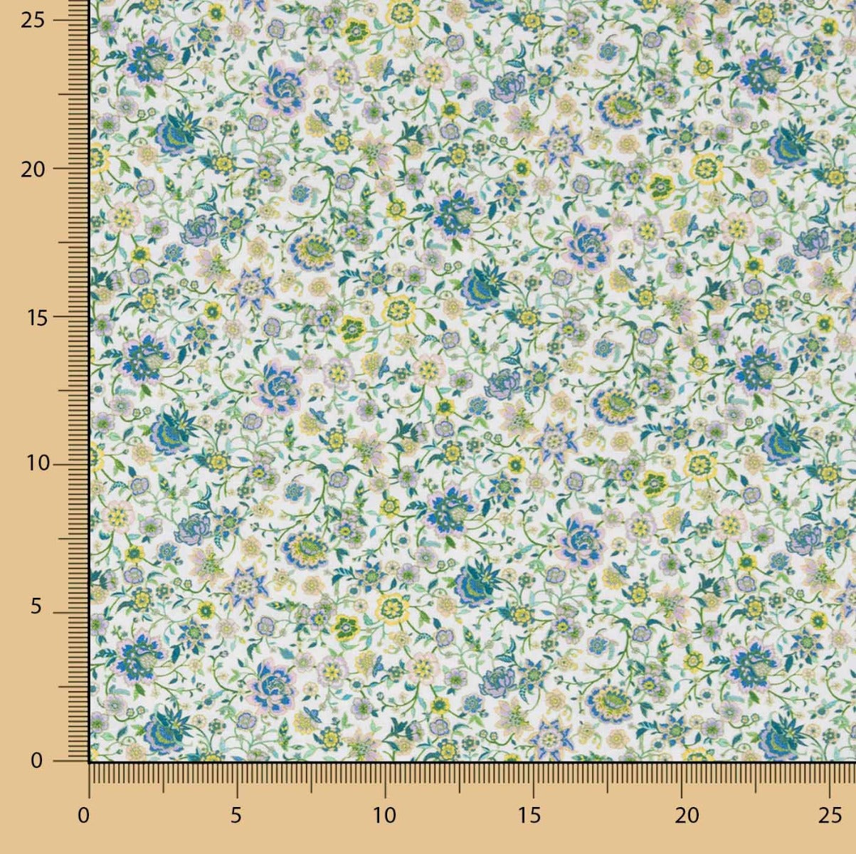 Popeline De Algodão Lyon Verdes - Ribes y Casals