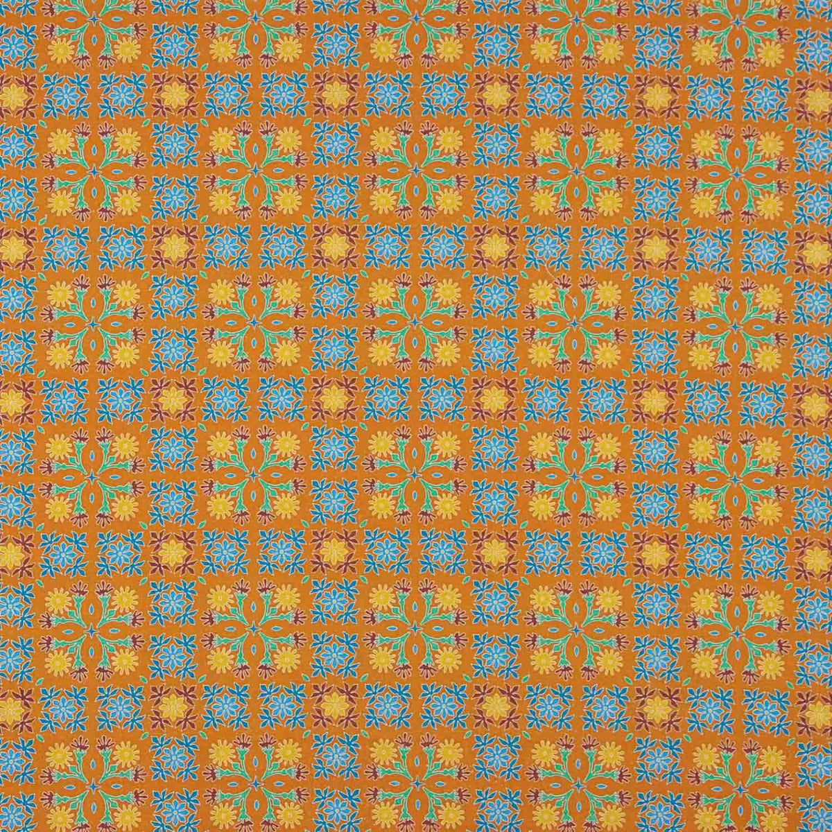 Popeline De Algodão Nimes Laranja - Ribes y Casals