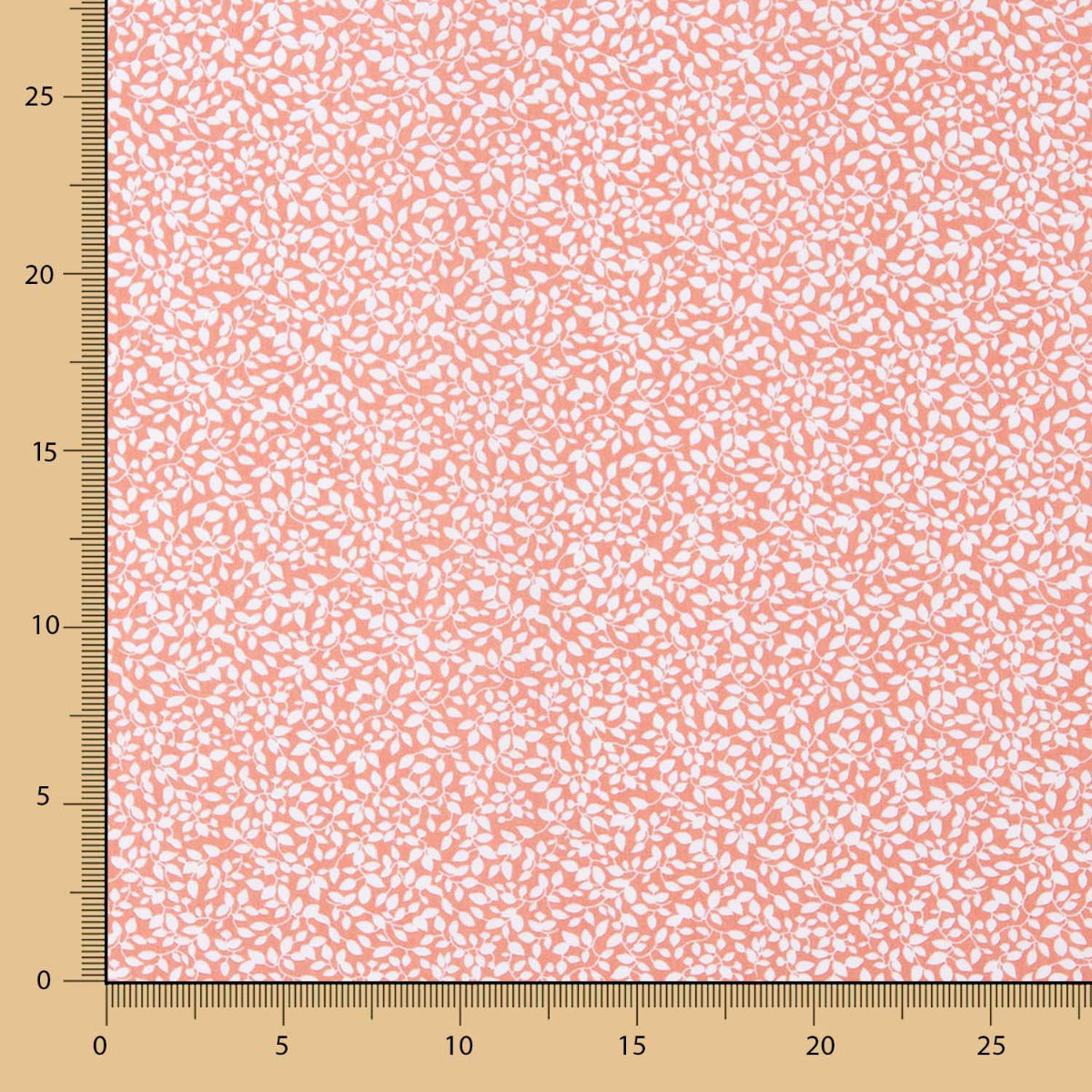 Popeline Algodão Orgânico Ramos Mamão - Ribes y Casals
