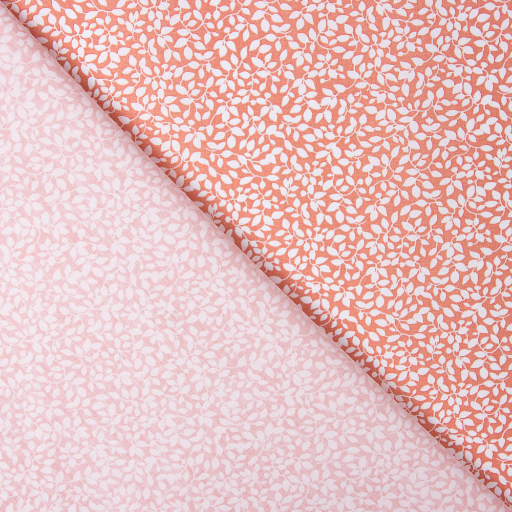 Popeline Algodão Orgânico Ramos Mamão - Ribes y Casals