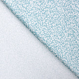 Popeline Algodão Orgânico Ramos Turquesa - Ribes y Casals