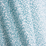 Popeline Algodão Orgânico Ramos Turquesa - Ribes y Casals