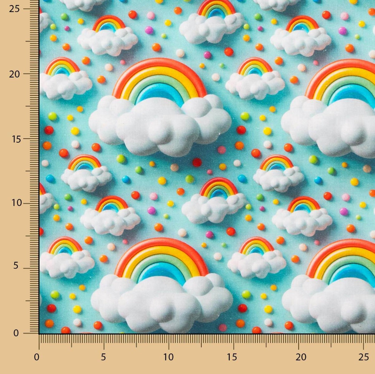 Popeline Algodão Rainbow - Ribes y Casals