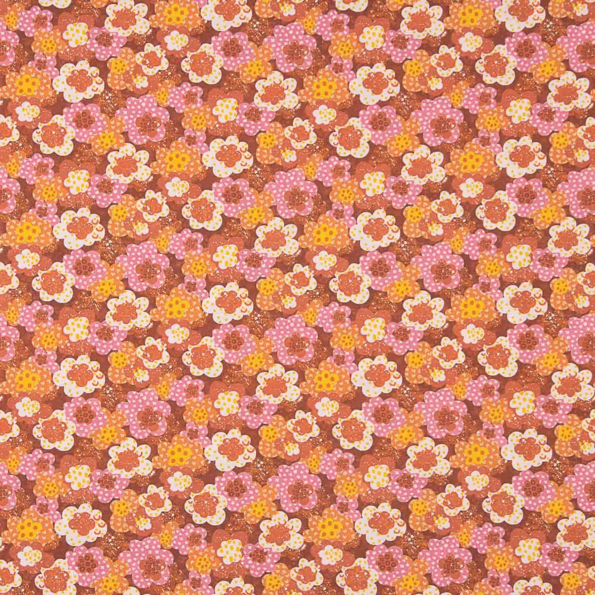 Popeline De Algodão Ruan Vermelho - Ribes y Casals