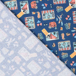 Popelín Algodón Toys Azul - Ribes y Casals