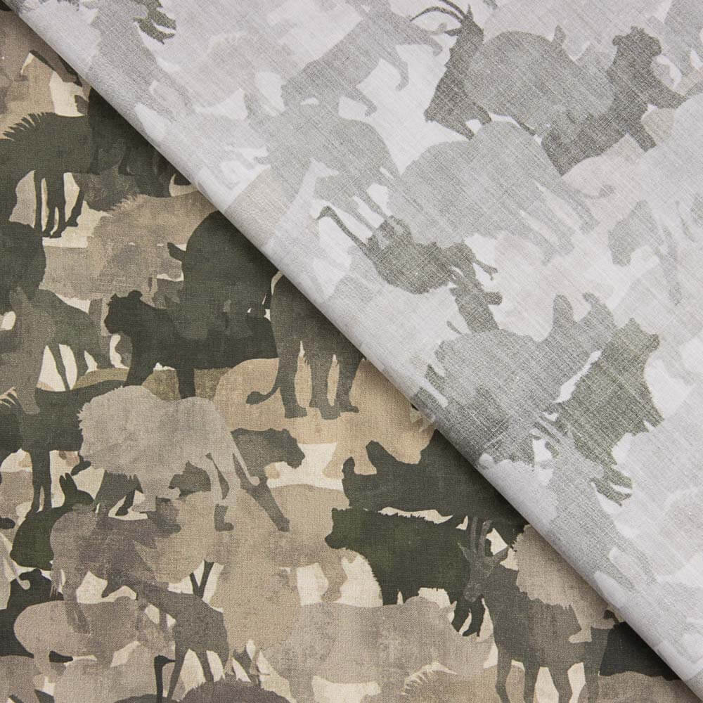 Popeline Animais Safari - Ribes y Casals