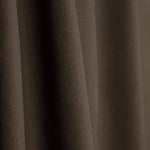 Popelina de algodão lisa básica, castanho escuro - Ribes y Casals