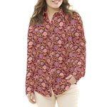 Patchwork Americano Flores Grana - Ribes y Casals