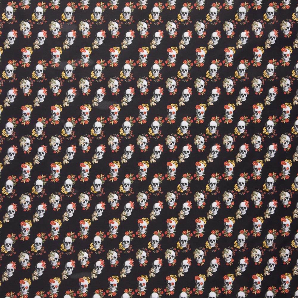 Popeline  Algodão Caveiras - Ribes y Casals