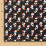 Retal Popelín Algodón Calaveras 125x140 cm - Ribes y Casals
