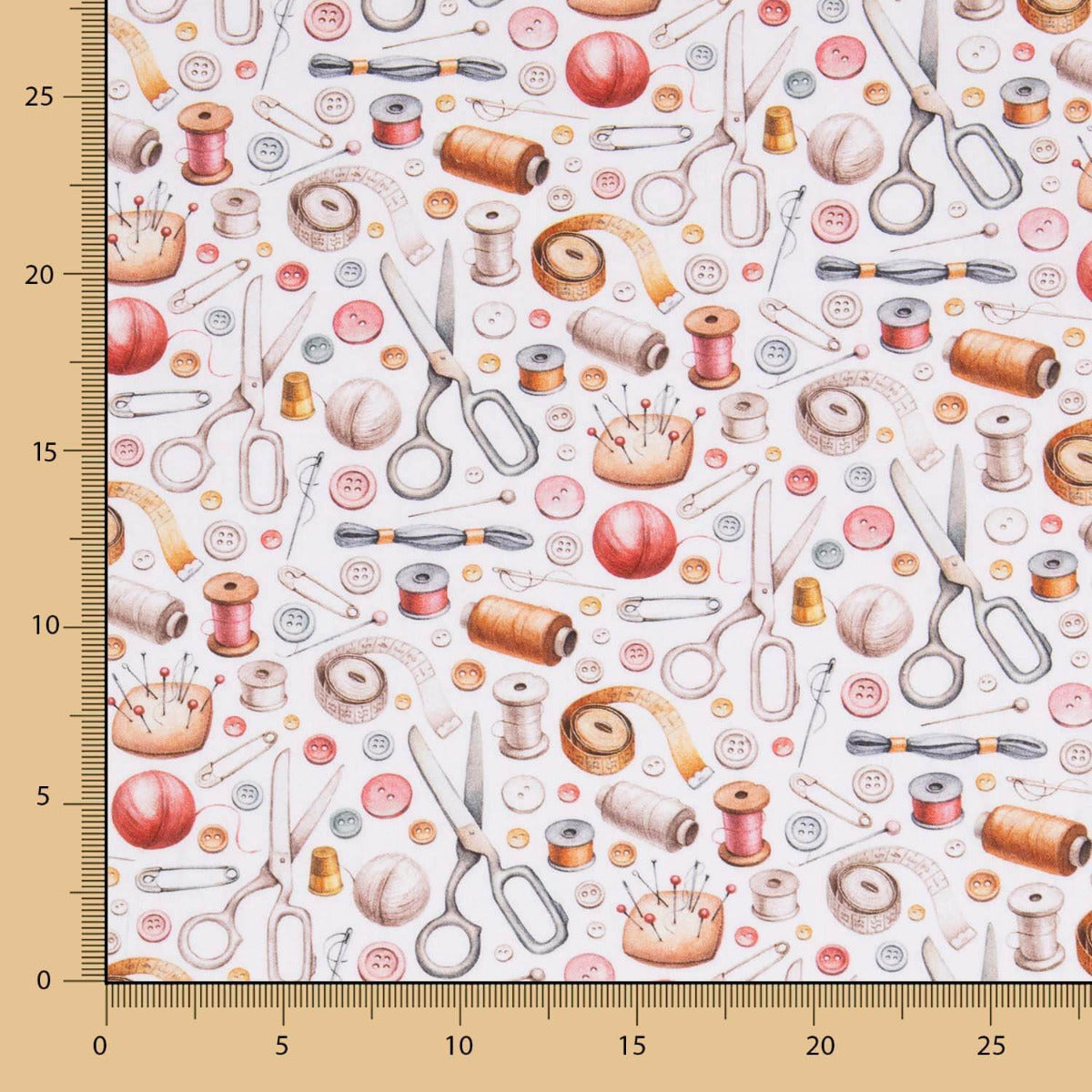 Popeline  Algodão Costura - Ribes y Casals