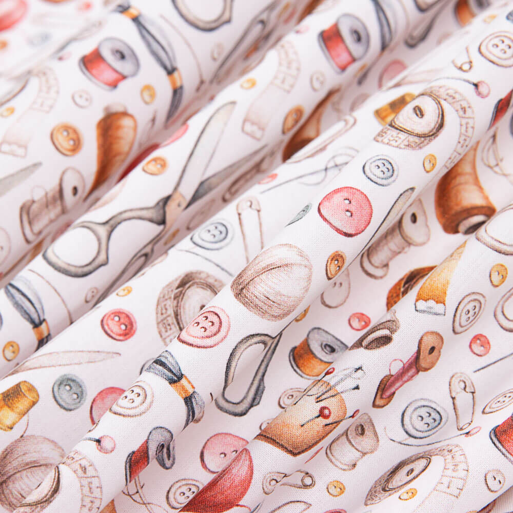 Popeline  Algodão Costura - Ribes y Casals