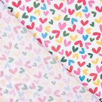Popeline Algodão Vários Corações - Ribes y Casals
