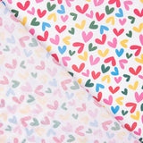 Popeline Algodão Vários Corações - Ribes y Casals