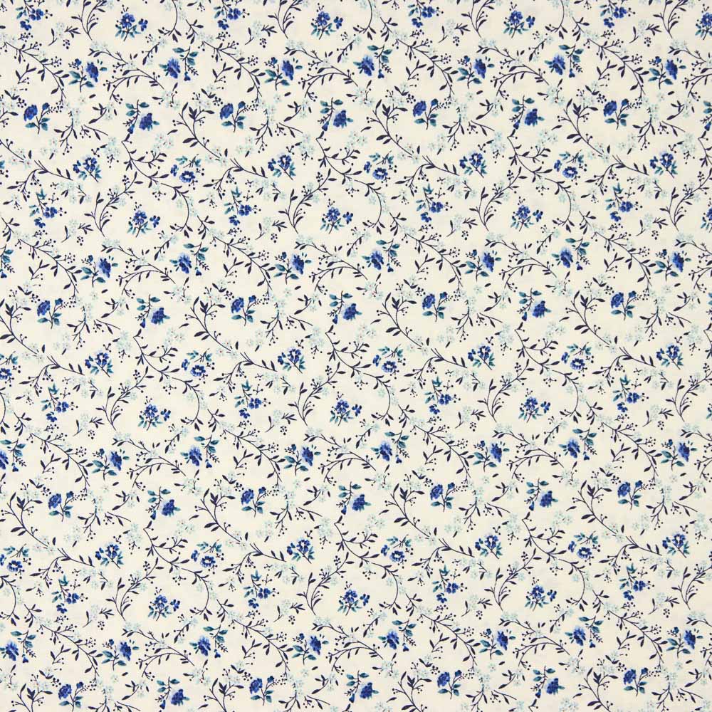 Patchwork Americano Mini Flor Azul - Ribes y Casals