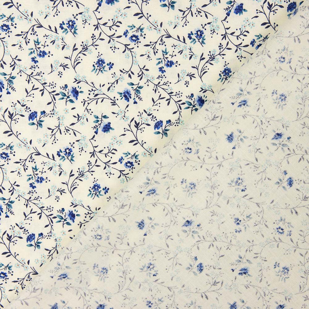 Patchwork Americano Mini Flor Azul - Ribes y Casals