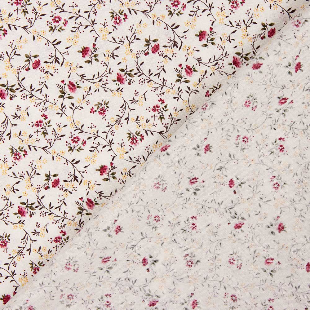 Patchwork Americano Mini Flor Vermelha - Ribes y Casals