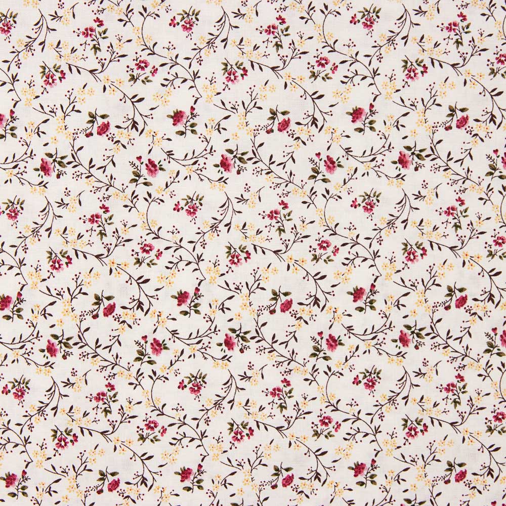 Patchwork Americano Mini Flor Vermelha - Ribes y Casals