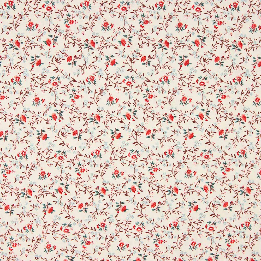 Patchwork Americano Flor Vermelha - Ribes y Casals