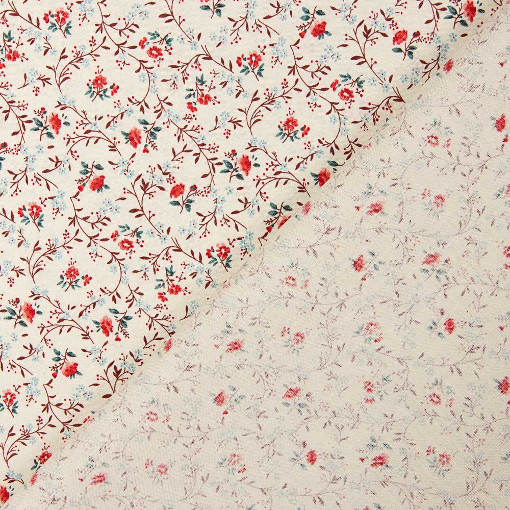 Patchwork Americano Flor Vermelha - Ribes y Casals