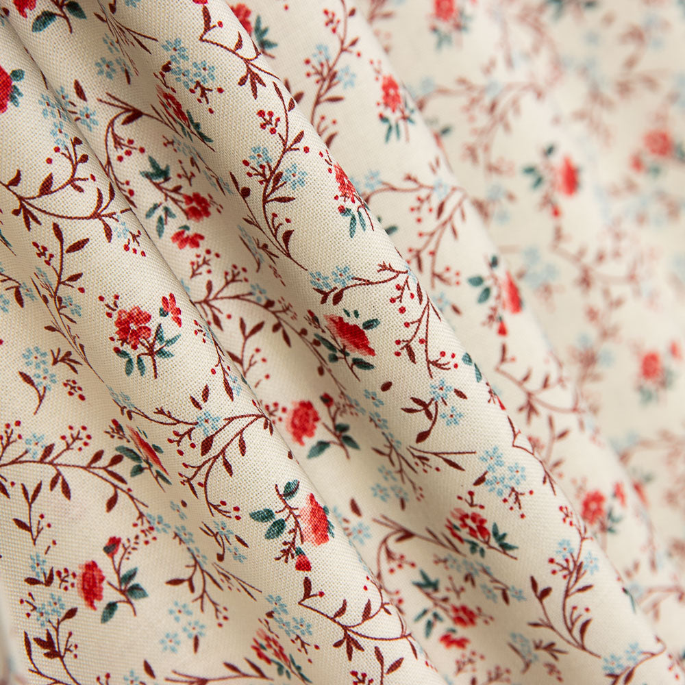 Patchwork Americano Flor Vermelha - Ribes y Casals