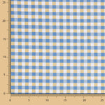 Popeline Quadrados Azul - Ribes y Casals