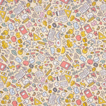 Popeline  Algodão Escola Amarelo Pálido - Ribes y Casals