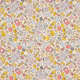 Popeline  Algodão Escola Amarelo Pálido - Ribes y Casals