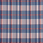 Popeline Estampada Xadrez Azul - Ribes y Casals