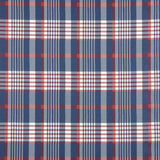 Popeline Estampada Xadrez Azul - Ribes y Casals