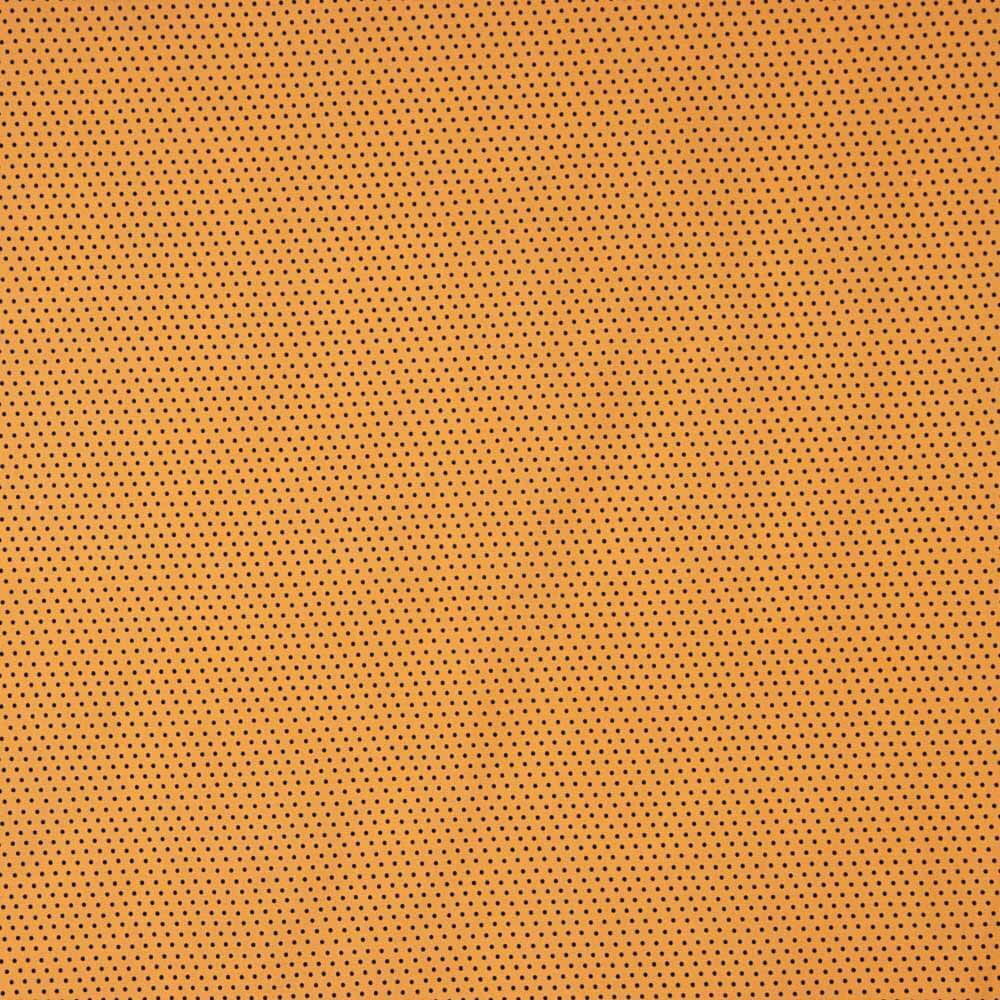 Popeline Estampado Flamenco Bolinhas 1mm Mostarda - Ribes y Casals