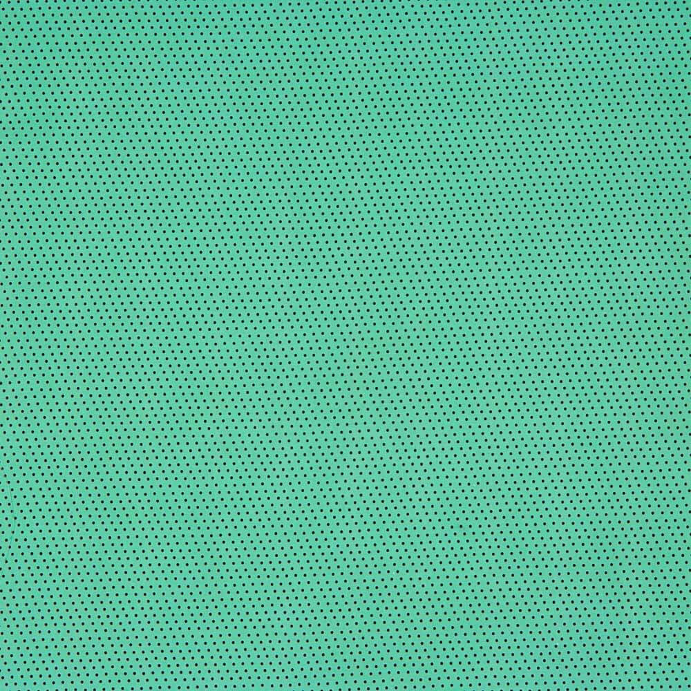 Popeline Estampado Flamenco Bolinhas 1mm Verde Água - Ribes y Casals