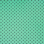 Popeline Estampado Flamenco Bolinhas 7mm Verde Água - Ribes y Casals