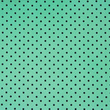 Popeline Estampado Flamenco Bolinhas 7mm Verde Água - Ribes y Casals