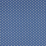 Popeline Flor Xania Azul - Ribes y Casals